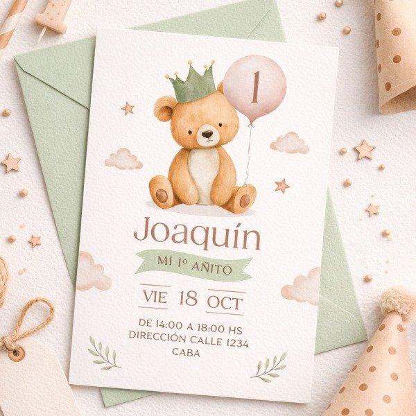 Producto - Kit temática "Osito de Peluche"