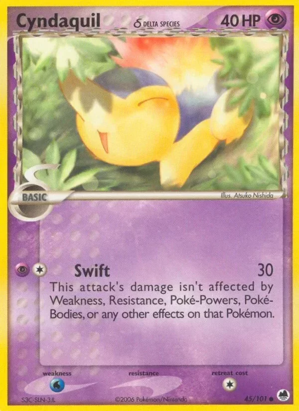 Producto - Cyndaquil (45/101) (Delta Species) [EX: Dragon Frontiers]