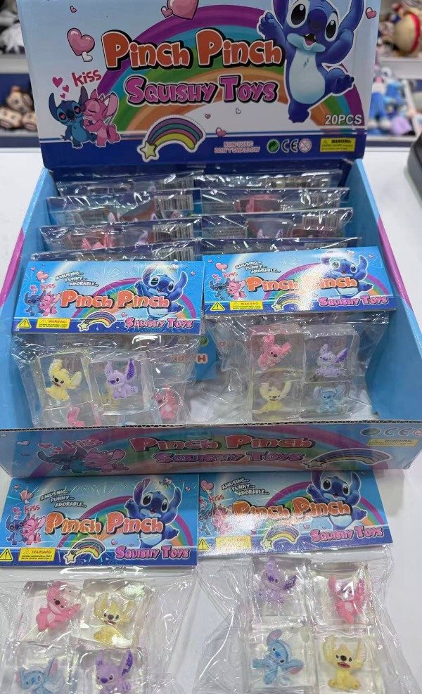 Producto - SQUISHY CUBO STITCH X6