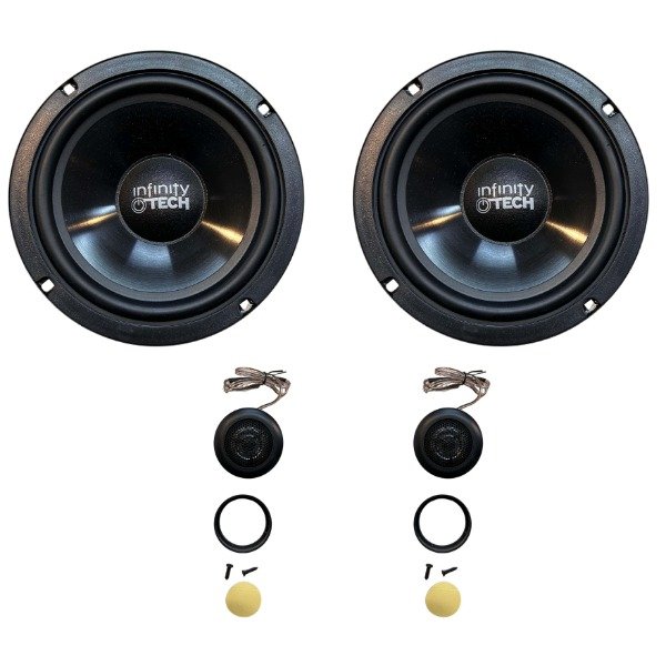 Producto - Juego de Medios 6.5 Pulgadas + Tweeter Max 600W