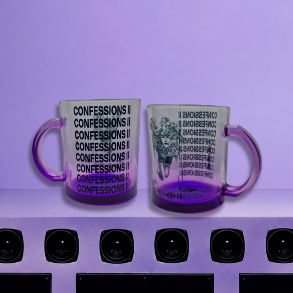 Producto - Taza Vidrio Madonna Confessions II Violeta