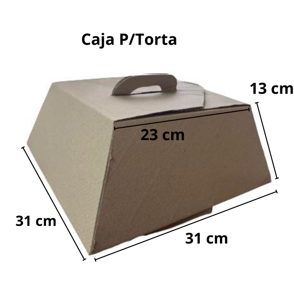Producto - Caja Para Torta Kraft 31x31 x1