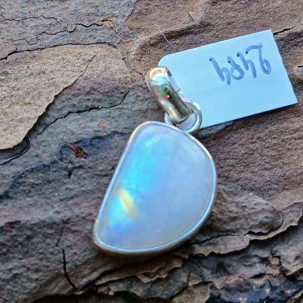 Producto - Dije Plata 925 con piedra de la luna..