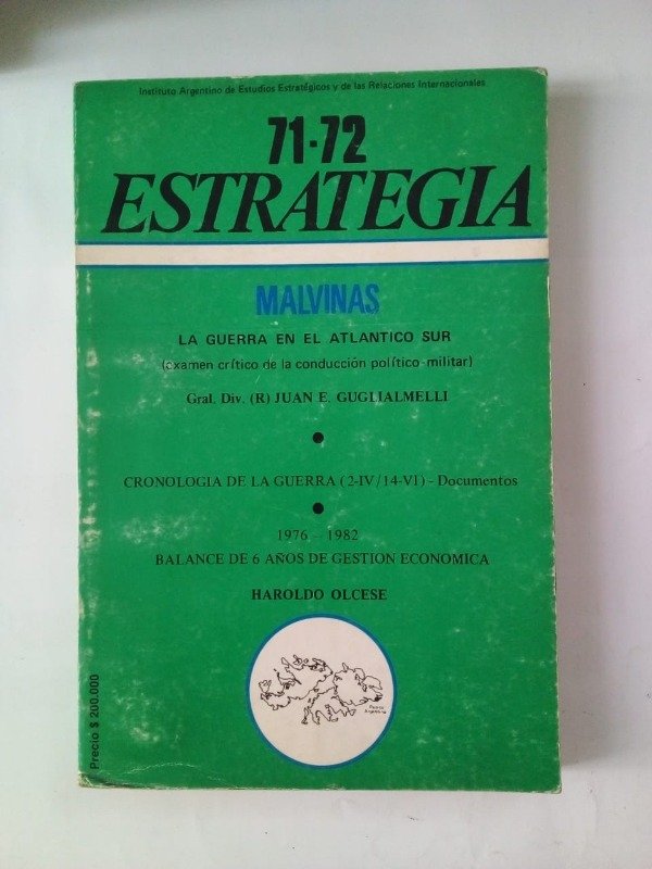 Producto - Estrategias #71-72 Malvinas - Haroldo Olcese - IAEERI Septiembre 1982
