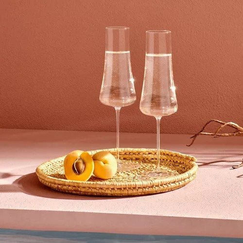 Producto - Copa 300 Cc Champagne Volcano Nude Cristal Stem Hand Made