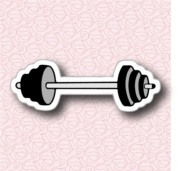 Barra Roo Sticker Barra con peso - Tienda de Stickers