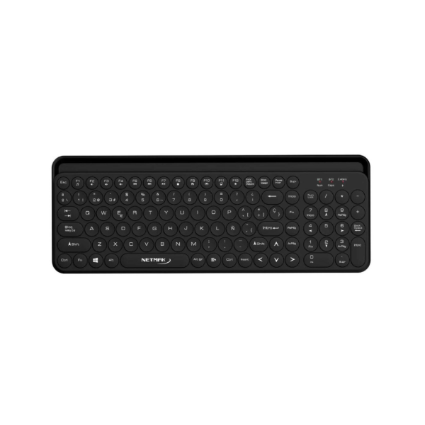 Producto - TECLADO INALAMBRICO  2.4GHZ + BLUETOOTH NM-KB380 NETMAK