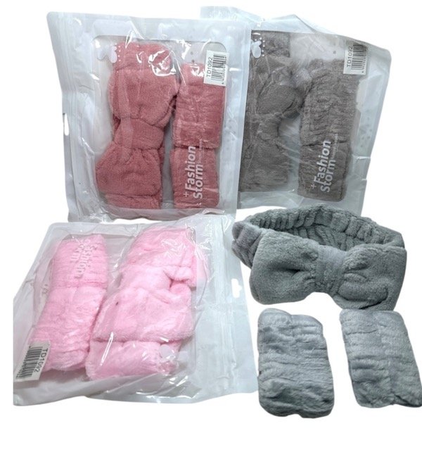 Producto - Kit vincha + muñequera ( x 3 sets)