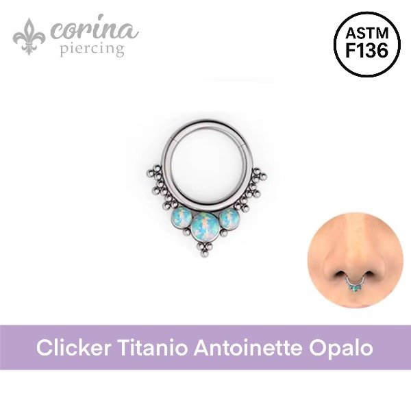 Producto - Clicker Titanio Antoinette Ópalo Cielo
