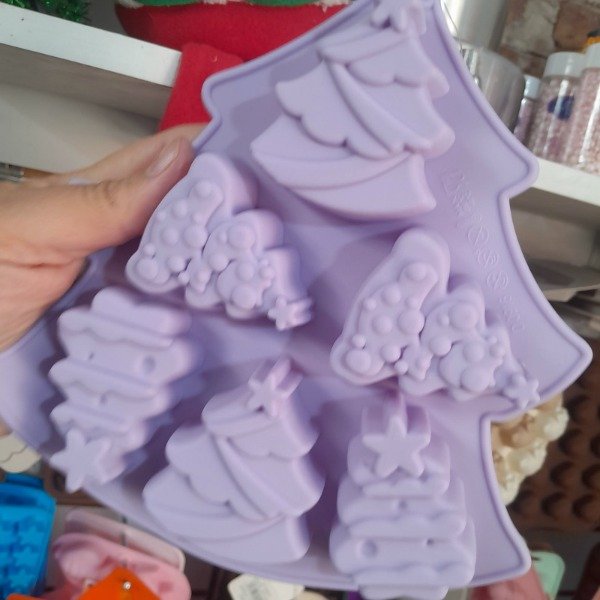 Producto - Molde mix árbol navidad x 8 - 1