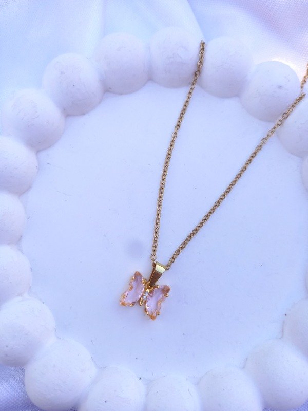 Producto - cadenita butterfly tiny golden (rosita)