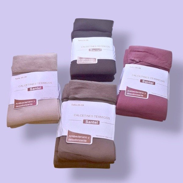 Producto - Medias térmicas colores varios