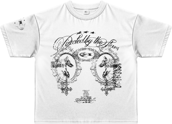 Producto - "HEAVEN" WHITE BOXY TEE