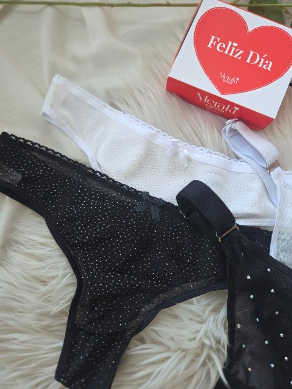 Producto - PACK X2 Colaless entera brillos - 12000 Ef