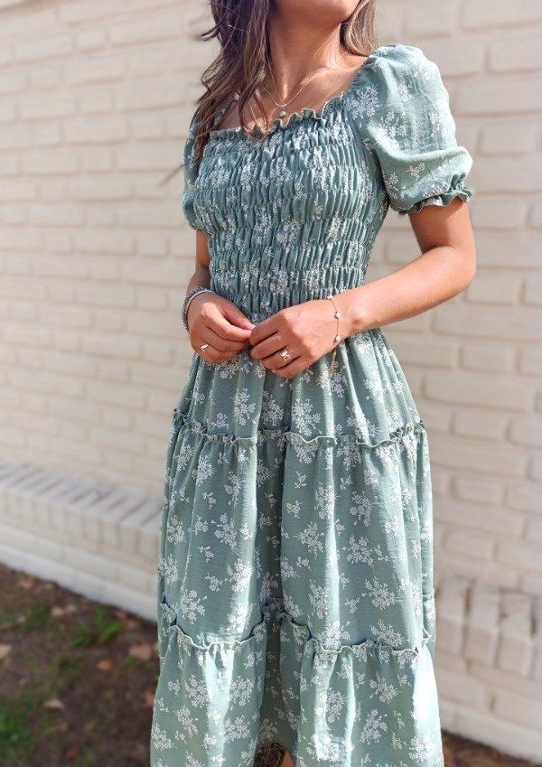 Producto - Vestido coquette (verde aqua)