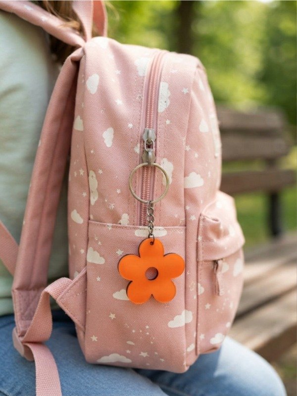 Producto - Llavero Flor / Naranja Valencia - 0