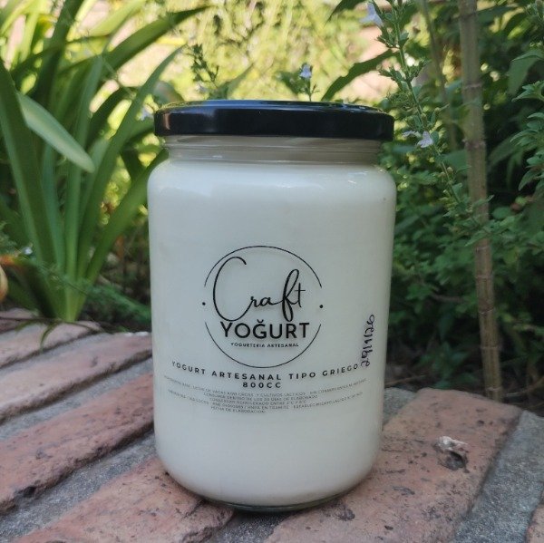 Producto - Yogurt Natural tipo Griego 800 cc Craft