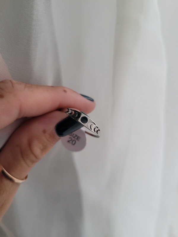 Producto - Anillo sol y lunas talle 20 AQ (último en stock)