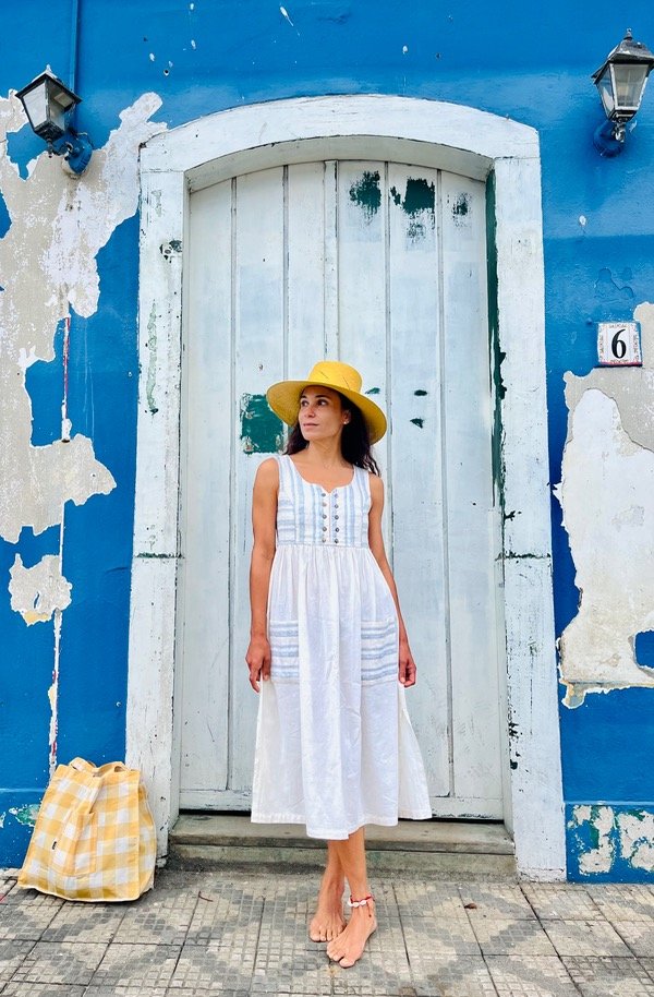 Producto - Vestido Lino Blanco