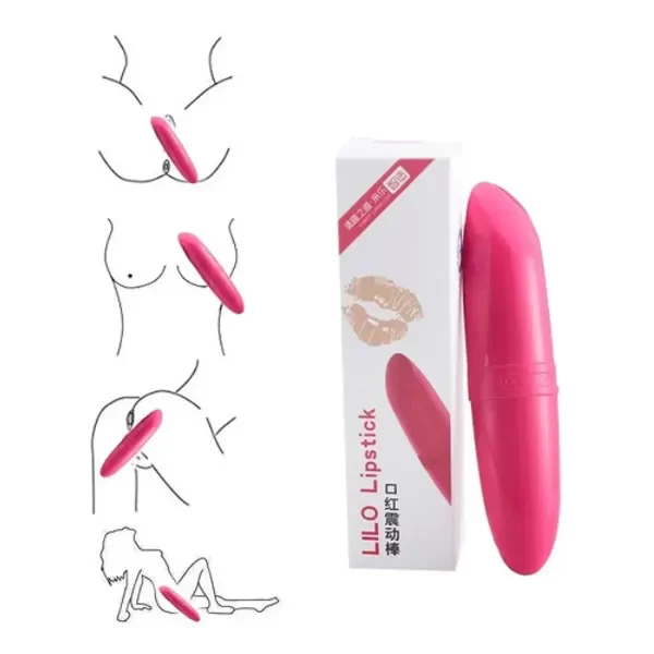 Producto - Vibrador Lápiz Labial Estimulación Clítoris Vagina Lipstick - 1
