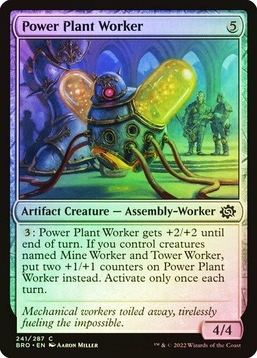 Producto - Power Plant Worker Foil  The Brothers' War