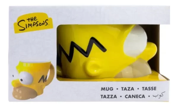 Producto - TAZA DE LOS SIMPSONS 3D CERAMICA CON CAJA - HOMERO SIMPSON - 2