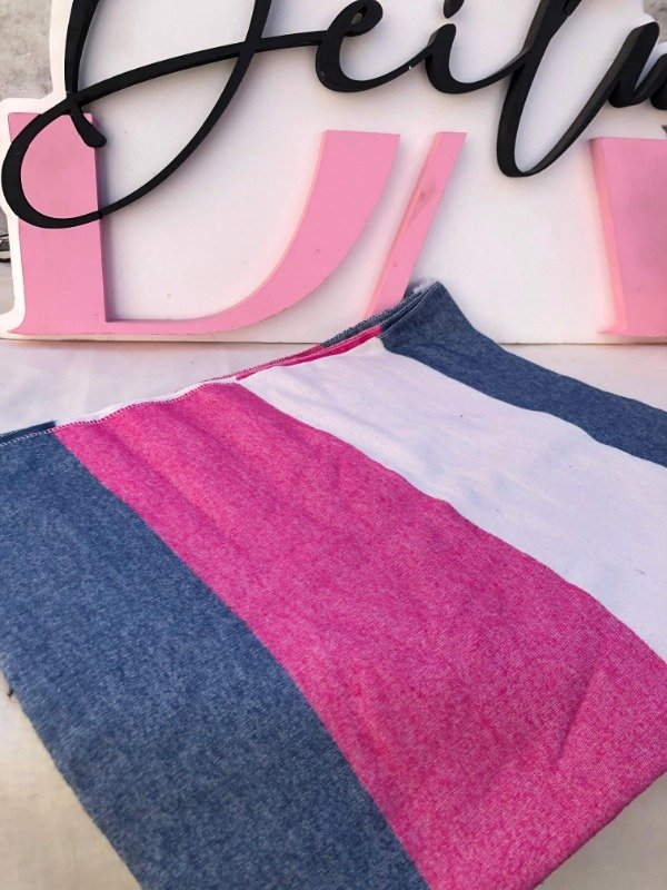 Producto - Ruana Rosa-blanco-gris