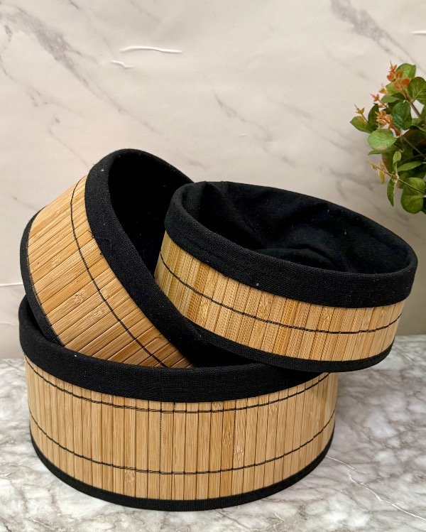 Producto - ORGANIZADOR DE BAMBÚ REDONDO