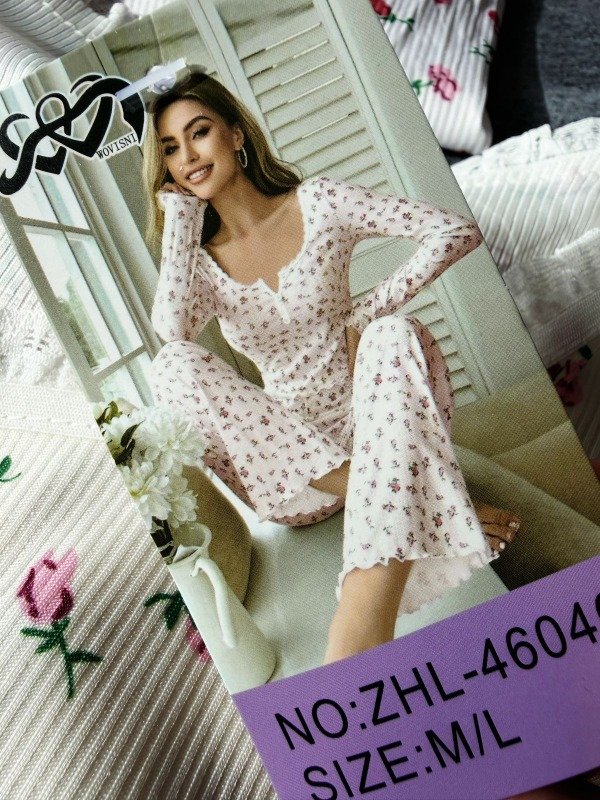 Producto - DOCENA - Pijama de dama morley floreado (camiseta + pantalon) - 2