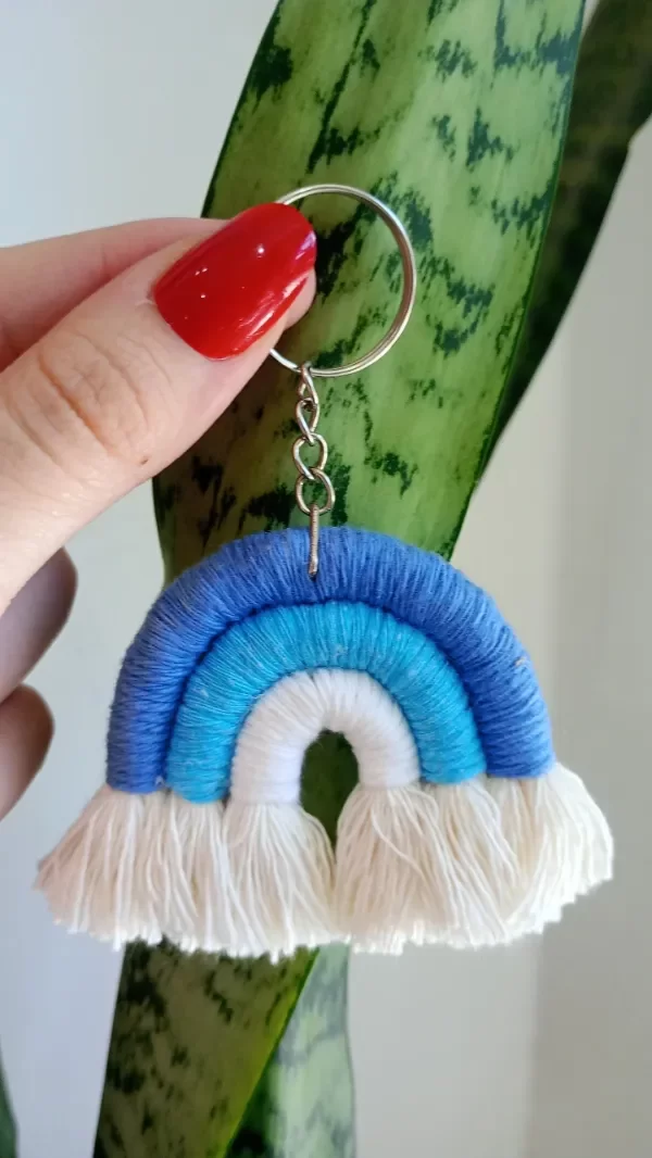 Producto - Llavero Arcoiris Azul