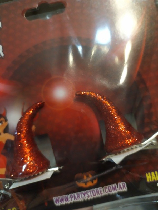 Producto - Cuernitos rojos (par)