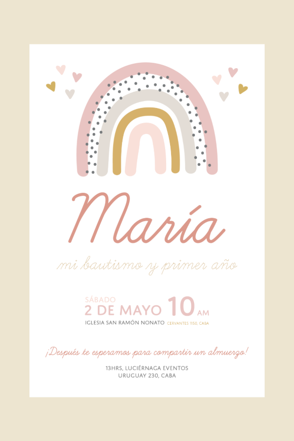 Producto - invitación digital [arcoíris]