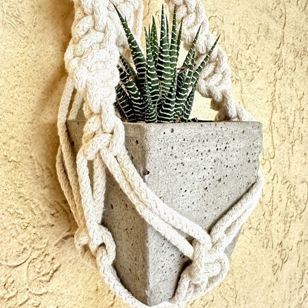 Producto - Porta maceta de Macramé Cactus - 2
