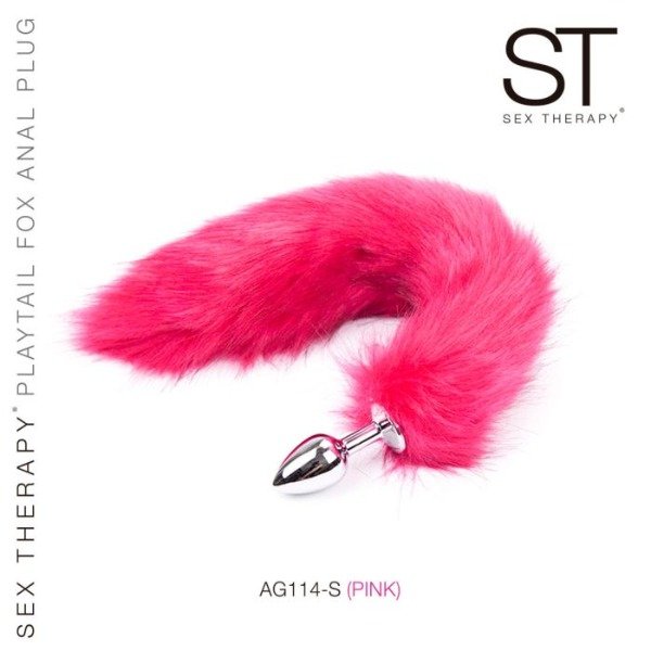 Producto - Plug con cola fucsia Sex Therapy