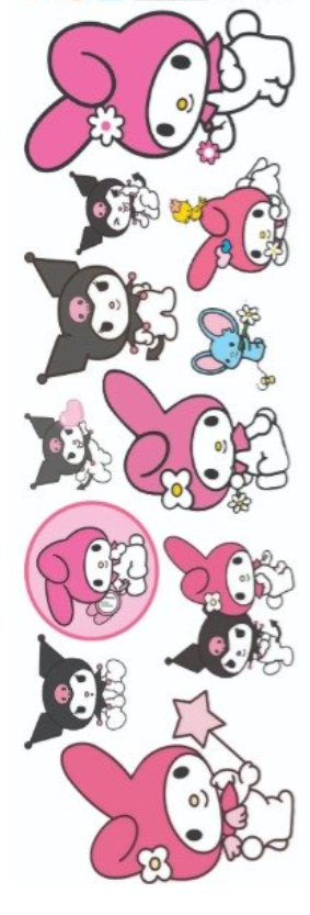 Producto - Láminas Transfer UV MY MELODY