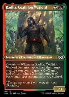 Producto - Radha, Coalition Warlord Foil-Etched  Multiverse Legends