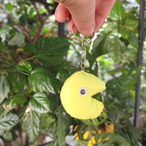 Producto - Llaveros Pac-man Y Fantasmas De Fieltro Artesanal
