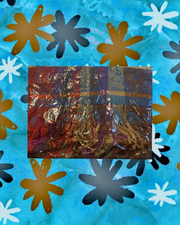 Producto - Pashmina de hilo rayada colores Varios