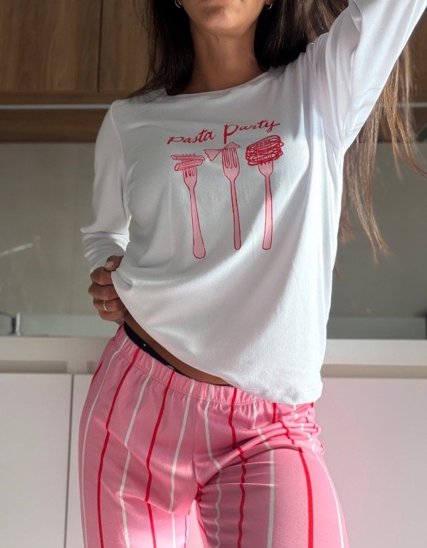 Producto - Pijama largo pasta (PREVENTA PRECIO ESPECIAL)