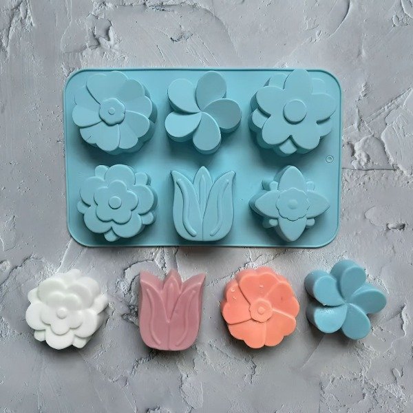 Producto - MOLDE FLORES GRANDES x6