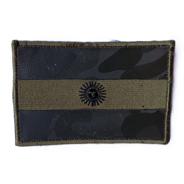 Producto - Parche Bordado Bandera Argentina Camu