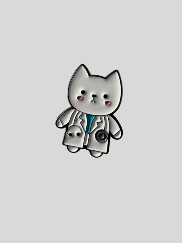 Producto - Pin Gato Doctor