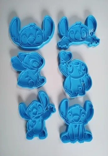 Producto - Cortante + Sello Stitch Galletitas, Cookies, Ballina Set X6u