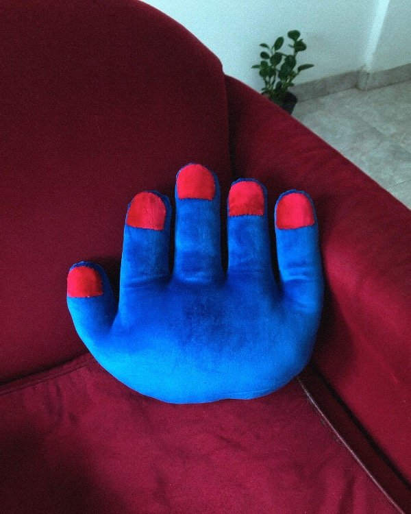 Producto - Almohadón MANO - AZUL