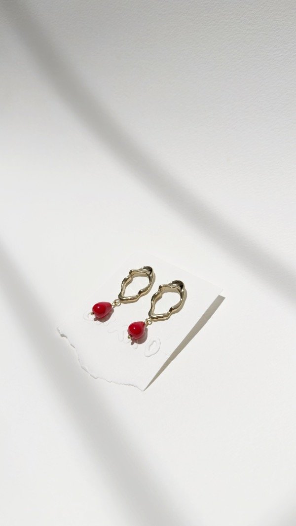 Producto - Aro forma rojo (dorado)