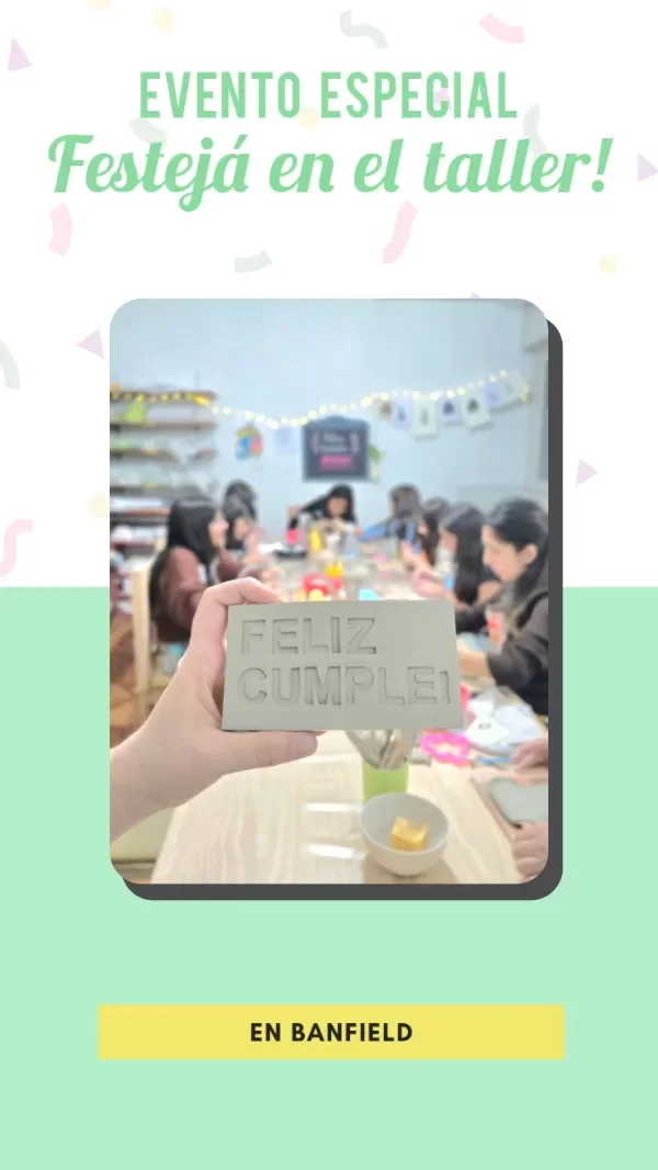 Producto - Festejá tu evento en el taller!