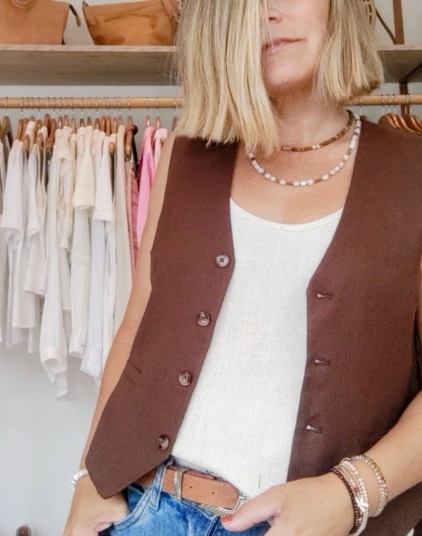 Producto - Chaleco zinia choco