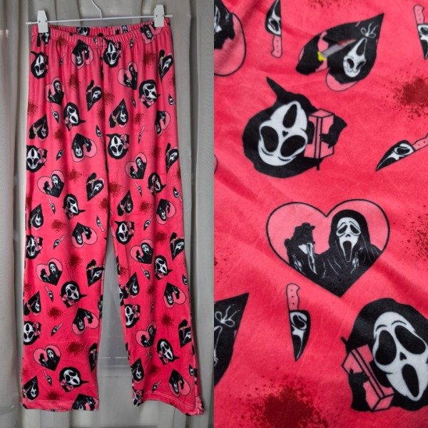 Producto - Pantalón pijama Scream Rosa (por talle)