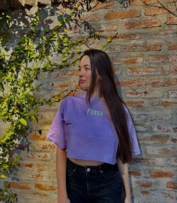 Producto - CROP TOP FOREVER LILA