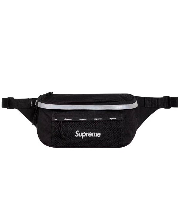 Producto - MORRAL SUPREME SS24 WEIST BAG BLACK